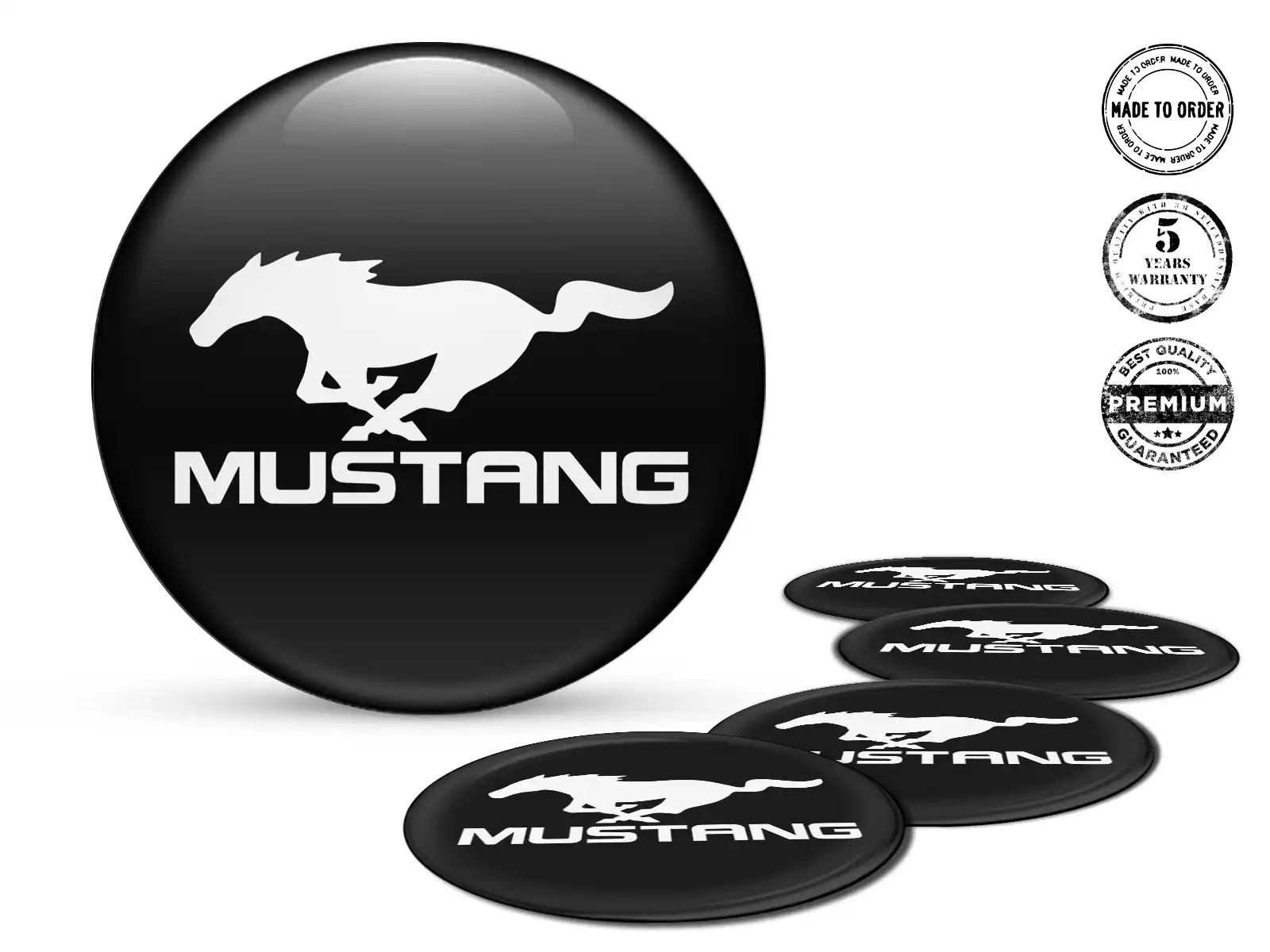 Ford Wheel Decals Brand Silicone Sticker Dome